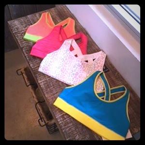 NWT. FIVE for ONE Price! ENGINEERED SPORTS BRAS.